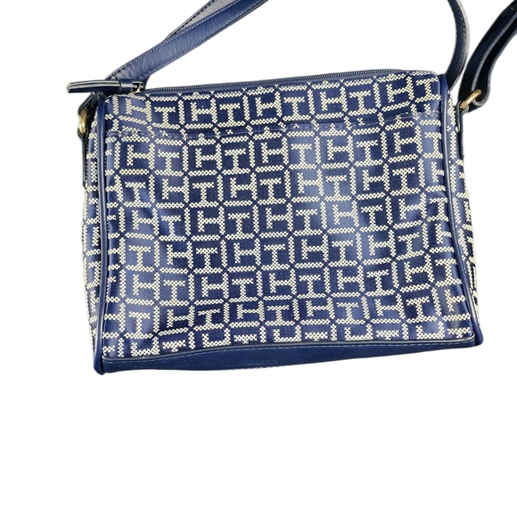 Tommy Hilfiger Navy and Cream Crossbody Bag - Picture 3 of 5